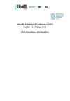 eHealth Irish Presidency Declaration eHealth Irish Presidency Declaration